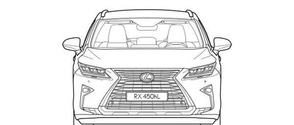 Раскраска Лексус LX 570