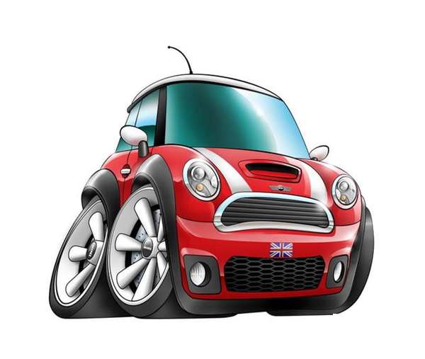 Раскраска Mini Cooper