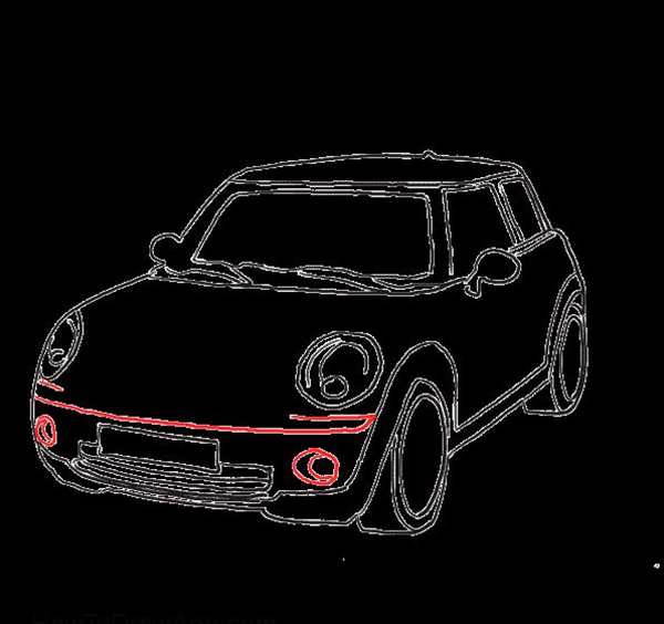Раскраска Машины Mini Cooper Веселое Занятие для Детей и Взрослых