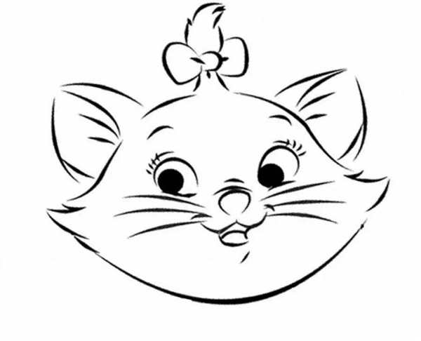 Маска кошки для детей