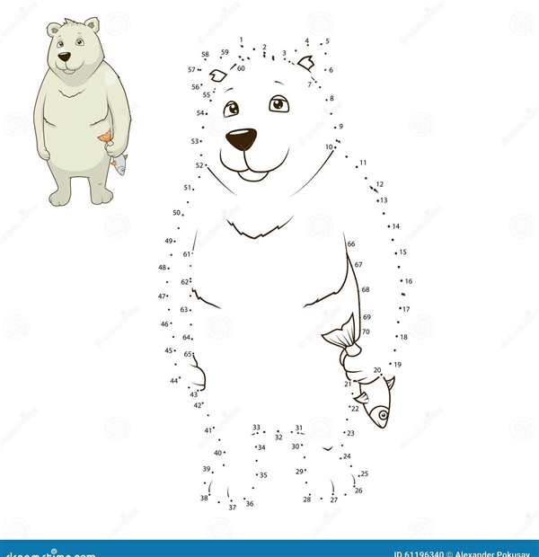 Разукрашка мишка