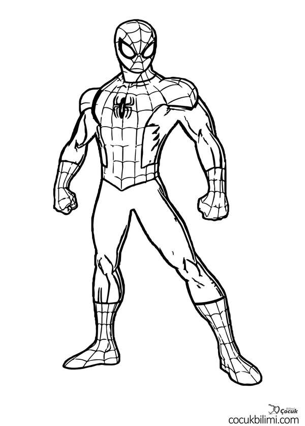 Spider man раскраска Супергерои