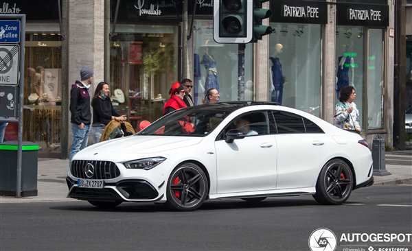 Раскраска Mercedes CLA45 AMG 2020