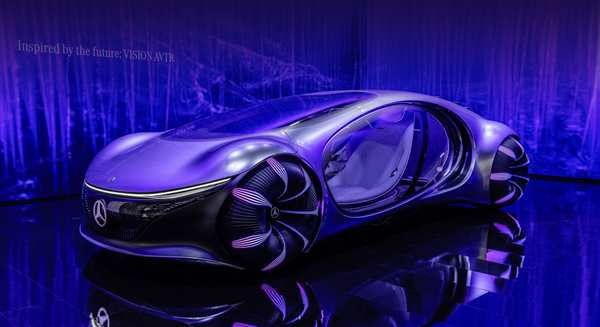 Раскраска Мерcedes Vision AVTR из Avatar