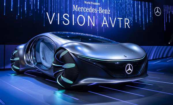 Раскраска Мерcedes Vision AVTR из Avatar