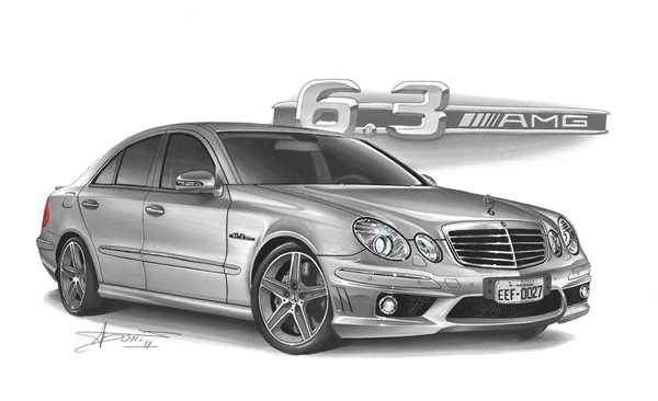Мерседес w211 раскраска