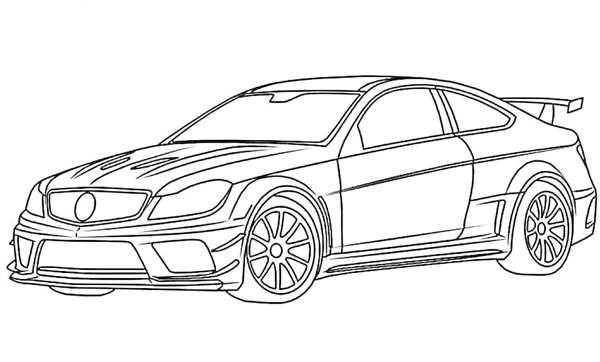 Раскраска MercedesBenz CLKClass Ваши Руки Волшебники