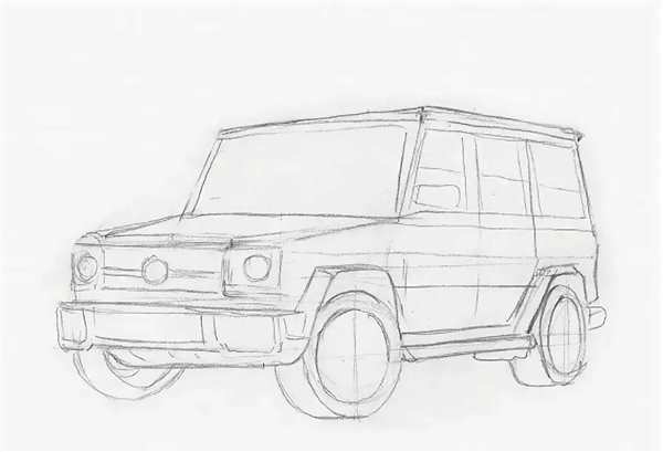 Мерседес Гелендваген g 63 чертежи