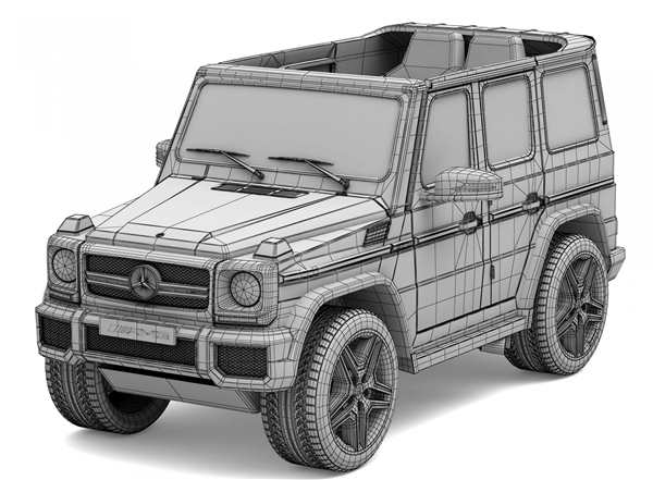 Раскраска Мерседес Гелендваген g63
