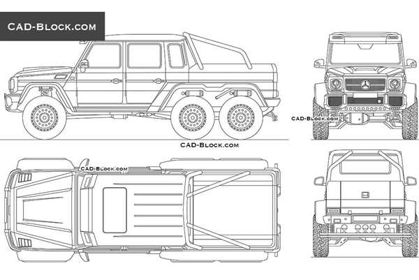 Mercedes g65 AMG чертежи