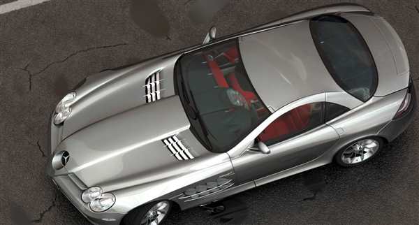 Раскраска Мерседес SLR McLaren Создайте
