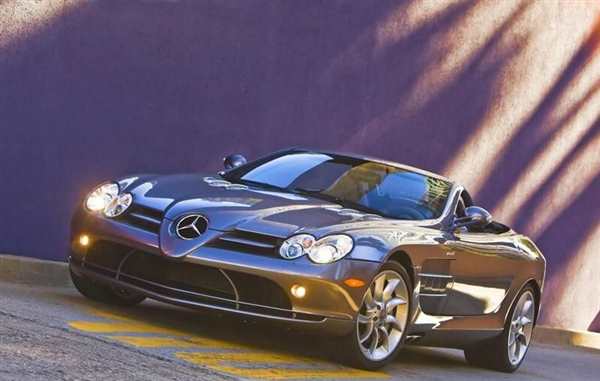 Раскраска Мерседес SLR McLaren Создайте