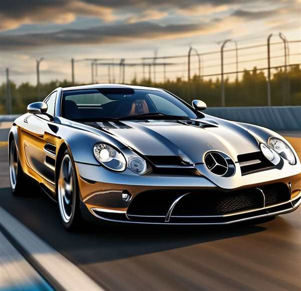 Раскраска Мерседес SLR McLaren Создайте