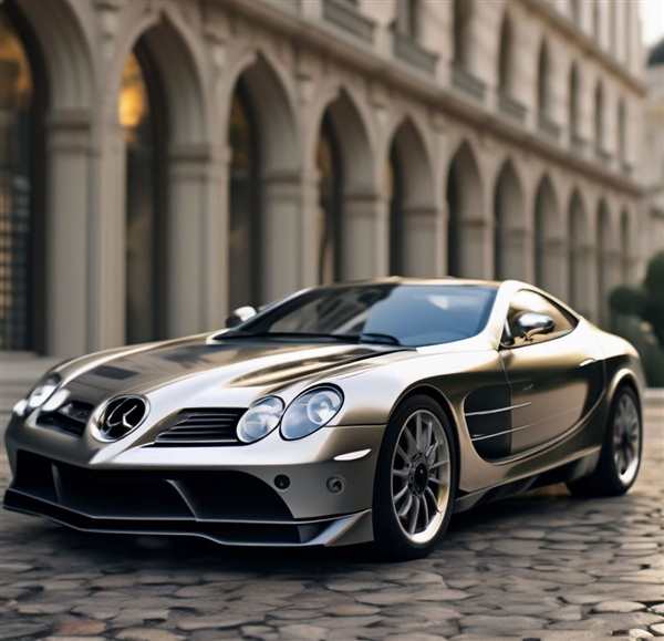 Раскраска Мерседес SLR McLaren Создайте