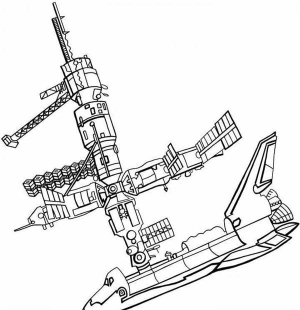 Космический аппарат рисунок