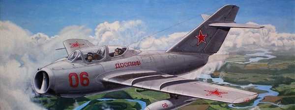 Раскраска МиГ15 Воздушное Приключение в Руках