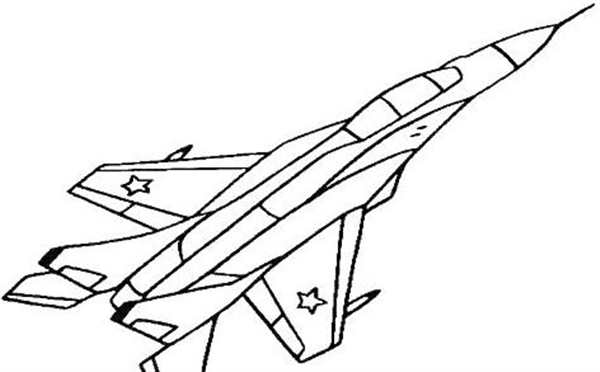 Миг-29 истребитель рисунок