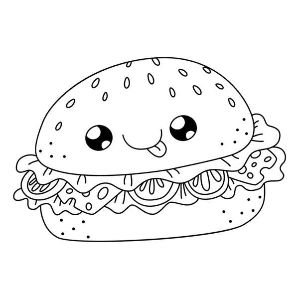 Рисунки карандашом для срисовки еда