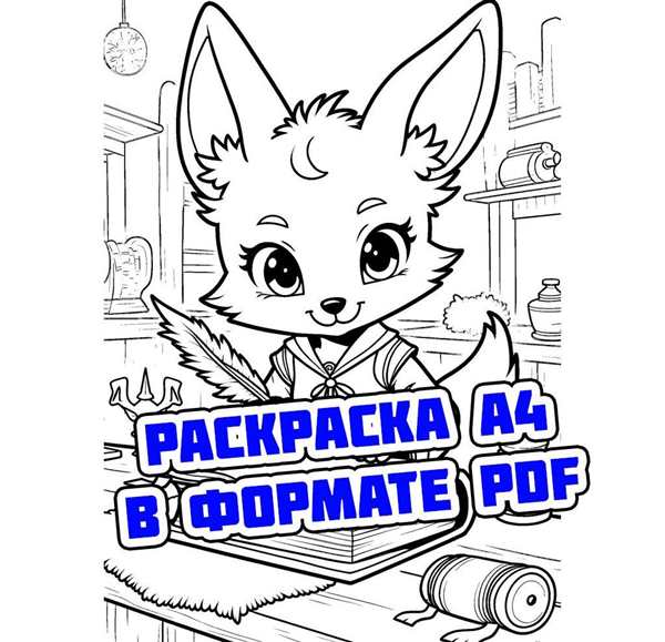 Лиса картинка для детей