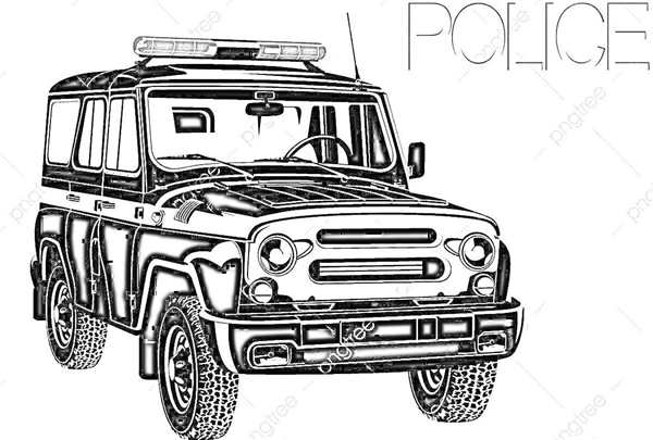 УАЗ 31514 раскраска