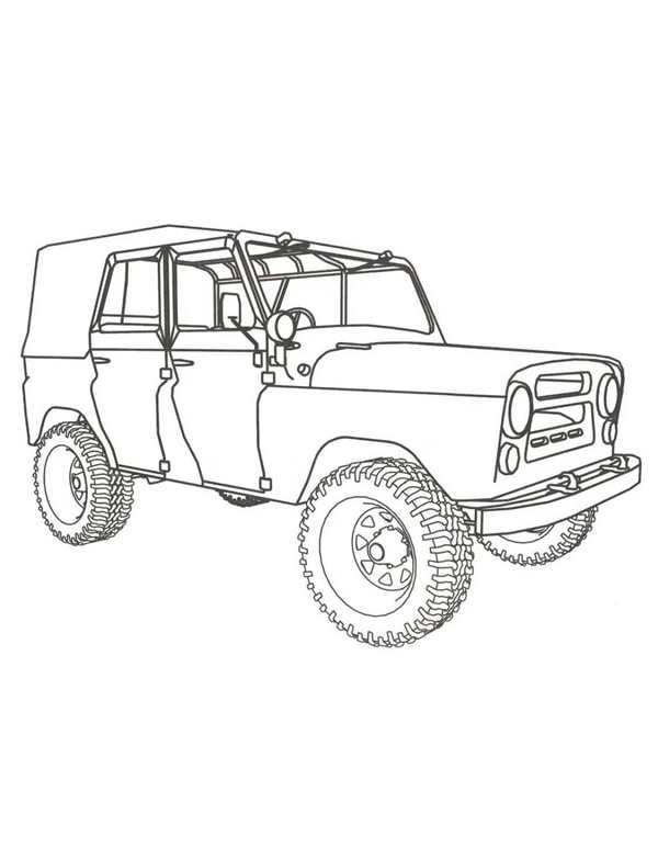 УАЗ 2206 раскраска