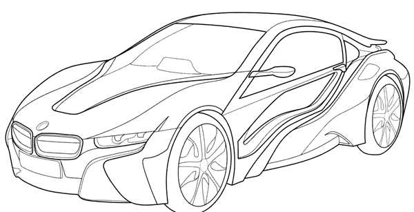 Автомобили (раскраски)