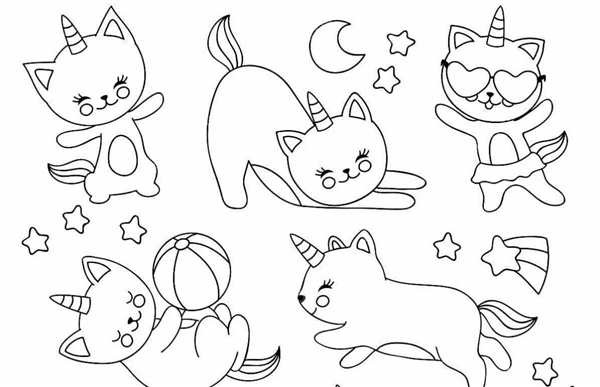 Рисунок кота для срисовки
