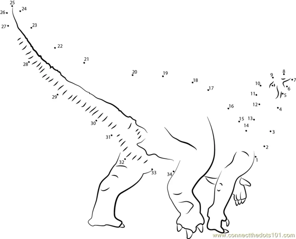 Dino Color by number