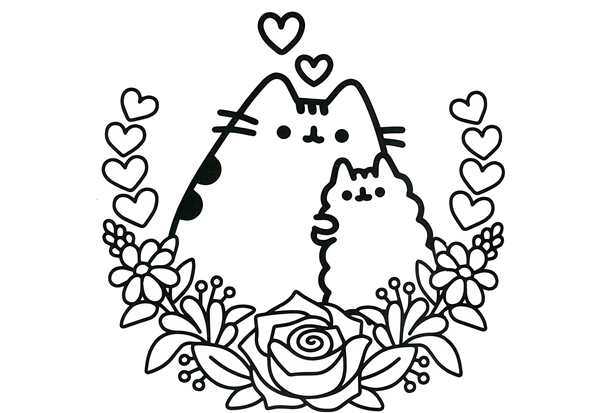 Котик контур