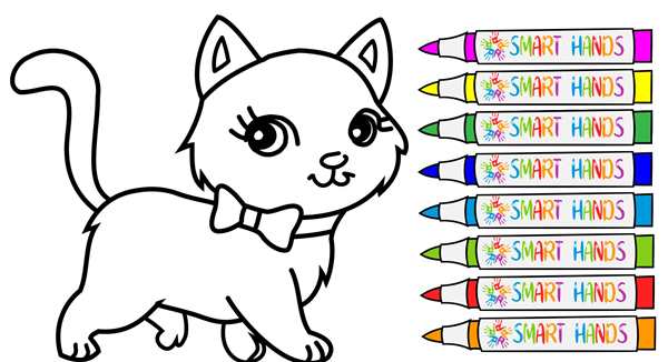 Котенок. Раскраска