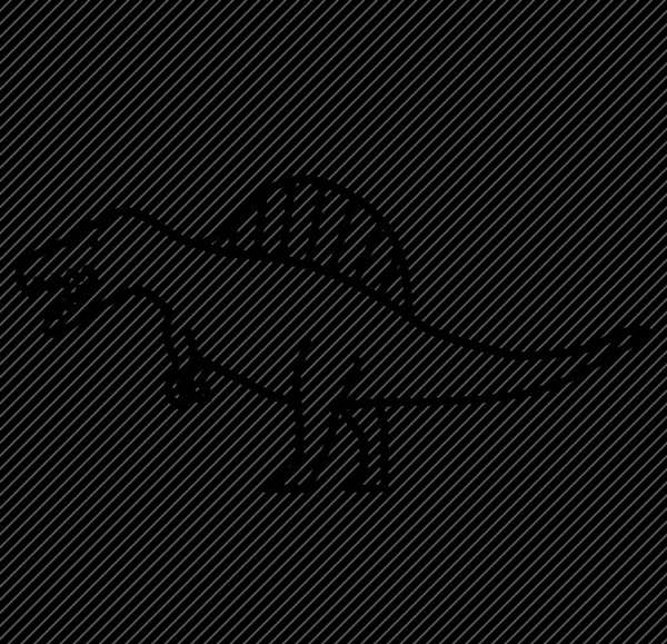 Раскраска Милый малыш Спинозавр BABY DINOSAUR Coloring Page