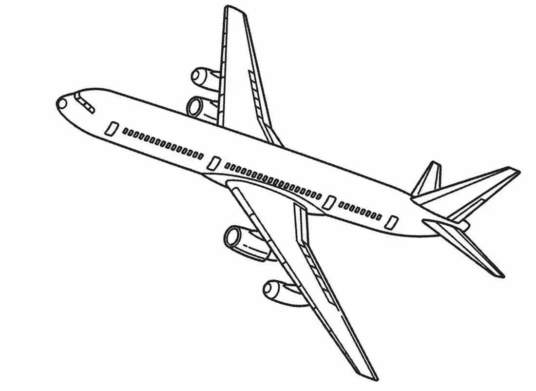 Airbus a321 раскраска