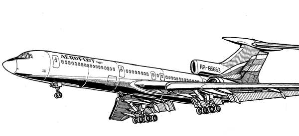 Раскраска самолет Boeing 737