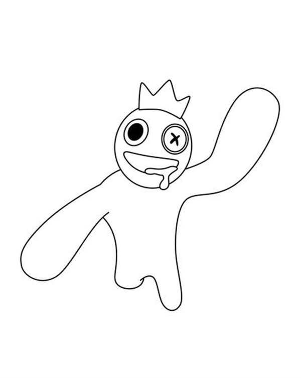 Rainbow friends раскраска