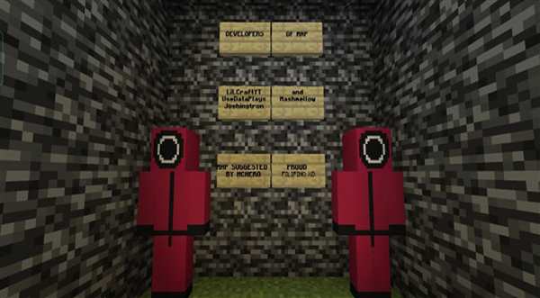 Раскраска Minecraft для Игры В КальмараCreative Fun