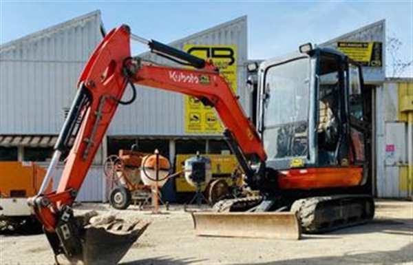 Раскраска экскаватор JCB