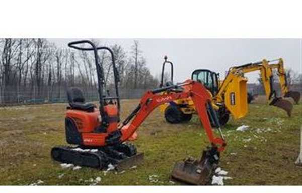 Раскраска миниэкскаватора Kubota Яркие Задачи для Развития