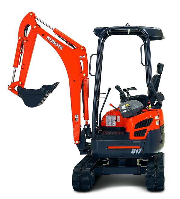 Раскраска миниэкскаватора Kubota Яркие Задачи для Развития