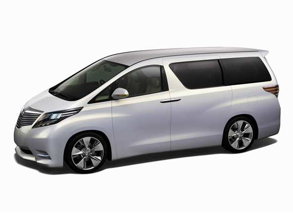 Раскраска Минивэн Toyota FTMV Веселые Игры для Детей