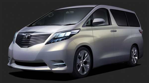 Раскраска Минивэн Toyota FTMV Веселые Игры для Детей