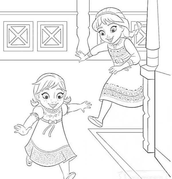 Королевство Бена и Холли раскраска