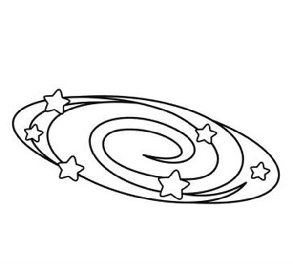 Спиральная Галактика рисунок