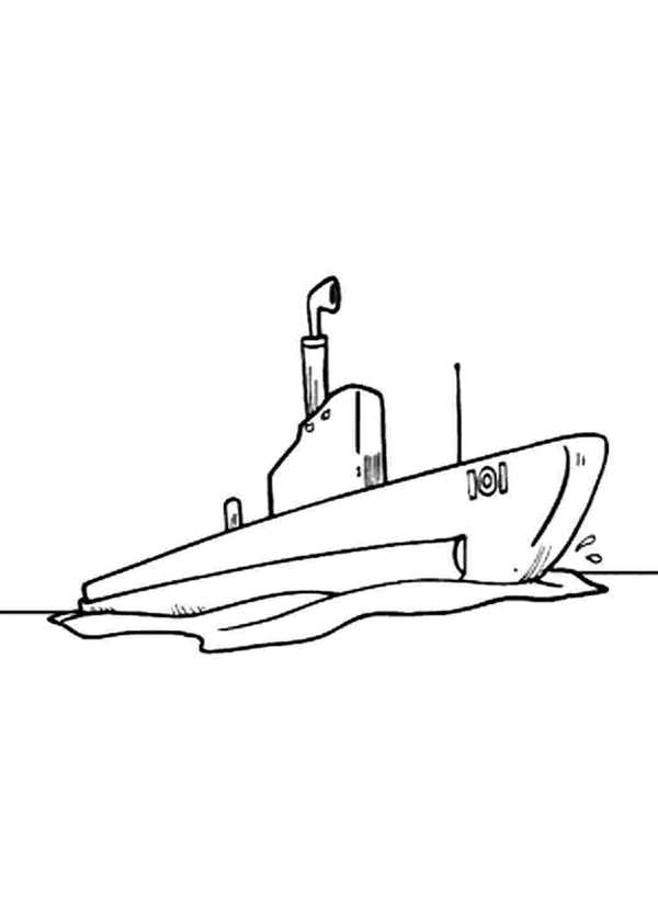 Раскраска Много подводных лодок