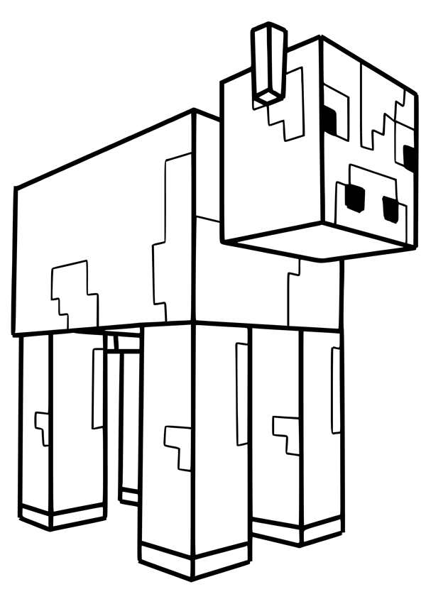 Раскраска Мобы Minecraft Увлекательный Способ Развлечения