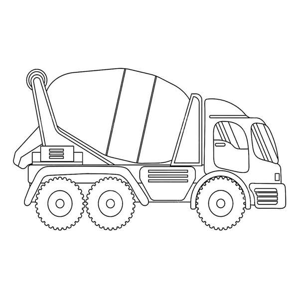 КАМАЗ раскраска КАМАЗ