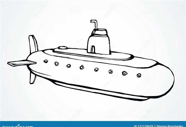 Подводная лодка раскраска для детей