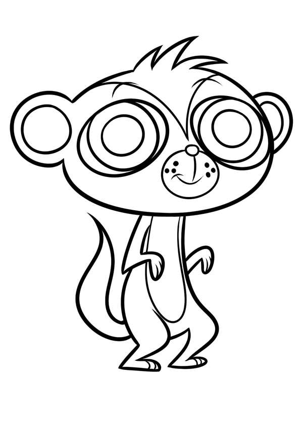 Раскраска Littlest Pet shop