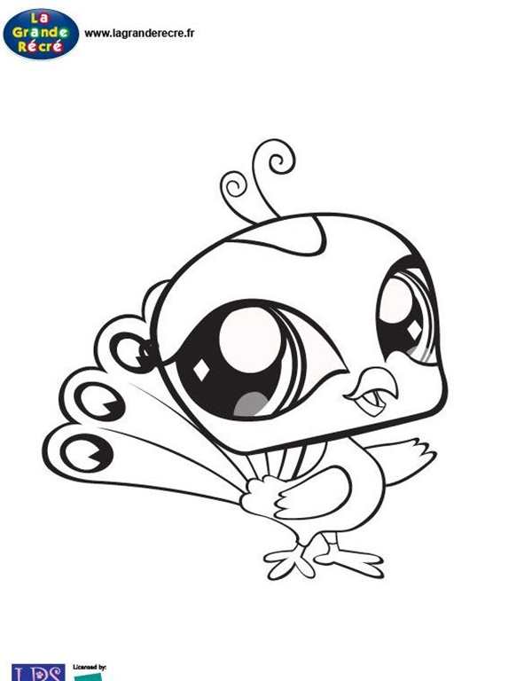 Раскраска Littlest Pet shop
