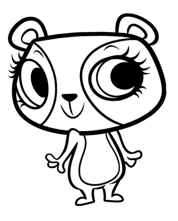 Раскраска Littlest Pet shop