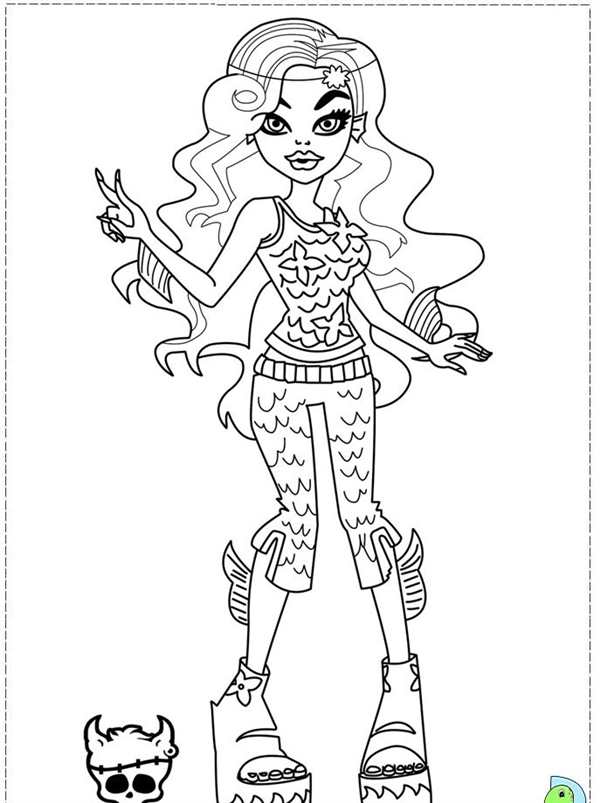 Monster High раскраска